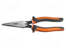 Pliers: insulated | cutting,half-rounded nose | hardened steel