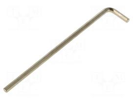 Wrench: hex key | HEX 5mm | Overall len: 212mm | chromium steel | long