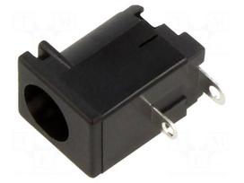 Connector: DC supply | socket | female | power supply | 2.5A | 24V | THT