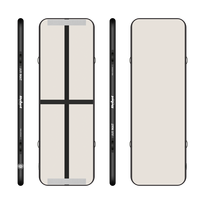 Sporto ir aktyvaus poilsio // Sporto prekės ir įranga // Ścieżka gimnastyczna, akrobatyczna Airtrack REBEL PRO 300x100x10 - black