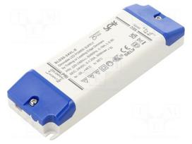 Power supply: switching | LED | 30W | 24VDC | 0÷1.25A | 220÷240VAC | IP20