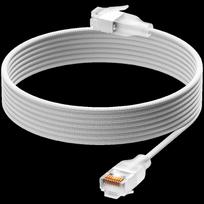 Ubiquiti UniFi Premium Patch Cable UACC-Cable-Patch-EL-C6A-2M-W Ultra-thin braided patch cable, designed and optimized for 10GbE networking, Translucent booted RJ45 for optimal Etherlighting
