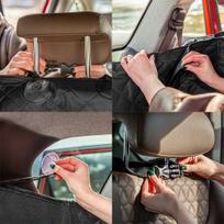 Universalus automobilio bagažinės kilimėlis šunims, apsauginis uždangalas