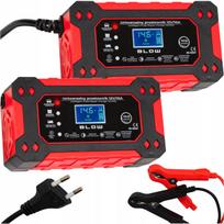 2 vnt. BLOW automatinis akumuliatorių įkroviklis 12 V 10 A su LCD ekranu ir remonto funkcija