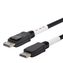 DisplayPort kabelis DELTACO, DP 2.1, 8K, DP80, 1m, juodas / DP80-1010 / 1902629