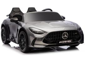 Vaikiškas elektromobilis Lean Cars Mercedes GT63 AMG Lacquered, sidabro sp.