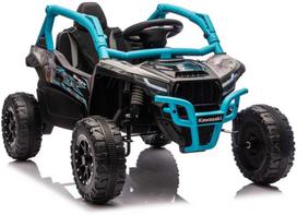 Vaikiškas elektrinis bagis Lean Cars Kawasaki JS330, mėlyna sp.