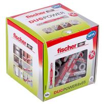 fischer Dübel DUOPOWER 8x65 LD (light grey/red, 50 pieces)