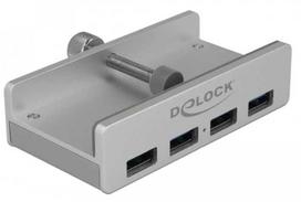 Delock External USB 3.0 4-Port Hub with Locking Screw