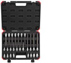 Gedore red 1/2" XZN screwdriver bits (black/red, 26-piece, 1/2")