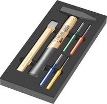 WERA 9782 Foam Insert Hammer Set 1, 6-piece (black/gray, in foam insert for tool carts)