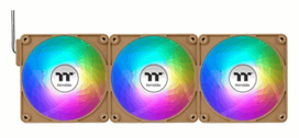 THERMALTAKE TT CT140 EX Reverse ARGB PC Cooling Fan 3-Pack Gravel Sand
