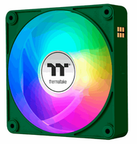THERMALTAKE TT CT120 EX Reverse ARGB PC Cooling Fan, 3-Pack, Racing Green