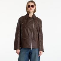 Calvin Klein Jeans Faux Leather Moto Brown Cork - Dydis M (LV047H543G WFM Striukės)