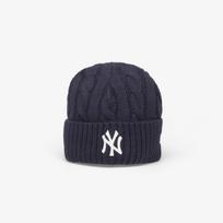New Era Knit Thin MLB Short Cuff Beanie New York Yankees Navy - Dydis Universalus (60915971 Kitos kepurės)