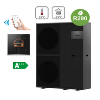 Komercinis šilumos siurblys oras vanduo Midea Monoblock Mars MHC-V30WD2RN7 R290, 30 KW