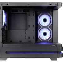 Thermaltake Arcus 190 TG ARGB CA-11S-00S1WN-00, Mini bokštas, juodas, grūdintas stiklas, ARGB apšvietimas, 2x120mm ventiliatoriai