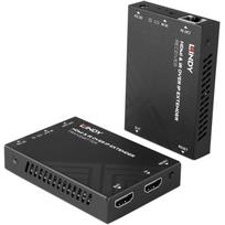 Lindy HDMI ir IR per IP signalo stiprintuvas 38398, 1920x1080 pikselių, 150 m, 60 Hz, 6.75Gbit/s, Cat5e, Cat6, H.265, HDCP 1.4