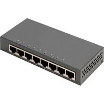 Digitus Tinklo komutatorius DN-80066-1, 8x RJ45 10/100/1000Mbit/s, 16Gbps, 11.9 Mpps, 5 W, reikia maitinimo bloko, juodas