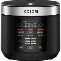 Cosori daugiafunkcis ryžių virėjas CRC-R501, 970 W, 5 l, 220–240 V, 17 programų, 1 colio ekranas, laikmatis, garų krepšys, juodas