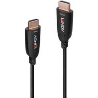 Lindy Optinio pluošto hibridinis HDMI kabelis 38511, 15m, HDMI 2.1, 8K60Hz, 48Gbps, HDR, eARC, VRR, ALLM, QFT, auksuoti kontaktai