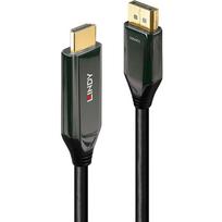 Lindy aktyvus adapterio kabelis DisplayPort į HDMI 40931, 2 m, 8K 60 Hz, 48Gbit/s, DisplayPort 1.4, HDMI 2.1, HDR