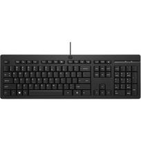 HP 125 G2 USB klaviatūra AY2Y7A6#ABB, USB laidas, juoda, pilno dydžių, membraninė, ENG, makro klavišai, multimedijos klavišai
