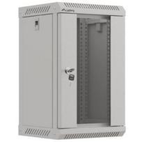 Lanberg stovo spintelė WF11-3309-10S, 9U, 300x300x503 mm, 30 kg, IP20, 1 ventiliatorius, 4 bėgiai, stiklo durys, pilka