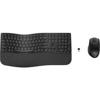HP 685 Comfort klaviatūros ir pelės rinkinys 8T6L7UT#ABB, 2.4 GHz, Bluetooth, 4000 DPI, pilno dydžio, išlenkta, juoda