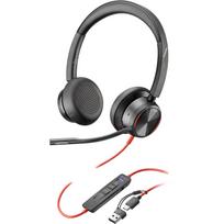 HP Poly Blackwire 8225 ausinės 8X225AA, USB-C, laidinės, aktyvus triukšmo slopinimas, mikrofonas, Microsoft Teams sertifikuotos