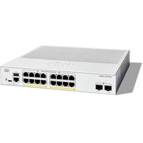Cisco komutatorius C1300-16P-2G, 16x 10/100/1000, 2x 1G SFP, 120 W PoE, 30 W vienam portui, be ventiliatoriaus