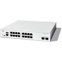 Cisco komutatorius C1200-16T-2G, 16x 10/100/1000, 2x 1G SFP, be ventiliatoriaus, be PoE