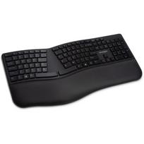 Kensington ProFit Ergo Wireless klaviatūra K75401WW, belaidė, 2.4 GHz, Bluetooth 4.0 LE, AES 128 bitų, AAA, juoda, tylios klavišos