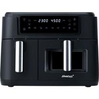 Steba dviguba karšto oro gruzdintuvė HF 9500 DUO 269500, 2400W, 9,5l, 60-200°C, 60min laikmatis, 10 automatinės programos, ekranas