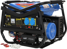 Benzininis vienfazis elektros generatorius KRAFT&DELE 3000W 12/230V KD143