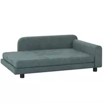 XL šunų sofa – ortopedinė šuns lova su atlošu ir nuimamu čiužiniu, dideliems šunims iki 35 kg