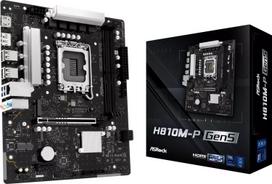 ASRock H810M-P GEN5 Motherboard, LGA1851, Intel H810, Micro-ATX, DDR5 | H810M-P GEN5 | 4711581494206