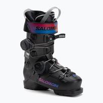 Moteriški slidinėjimo batai Salomon S/Pro Supra Dual Boa 115 W black/beluga metallic/beetroot purple