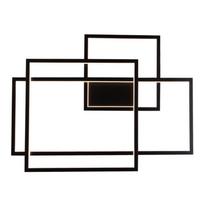 Sieninis šviestuvas LED GEOMETRIC juodas Spalva Juoda