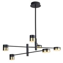Pakabinamas šviestuvas PUMA LED 6x 7W BK/GD Spalva Aukso/Juoda