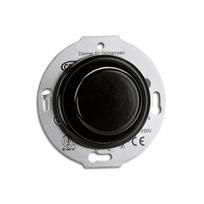Universalus PRO LED dimeris 3-130W / 7-350W iš bakelito Spalva Juoda