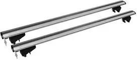 Automobilių stogo skersiniai Menabo Lince XL, 135 cm, 2 vnt. sidabro spalvos
