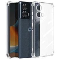 Smūgiams atsparus dėklas - Mayaxess - Motorola Edge 50 Fusion - Skaidrus - Silikoninis gelis - Lengvas