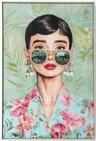 Home4You Paveikslas su rėmu „FAMOUS“, 82,5×122,5 cm, „Audrey“