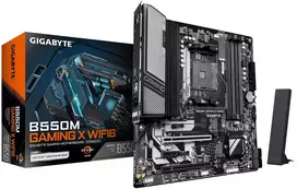 Pagrindinė plokštė Mainboard GIGABYTE AMD B550 Socket AM4 micro ATX RAM DDR4-SDRAM 4xSlots Wi-Fi Yes Bluetooth Yes 2xNumber of M.2 (M) slots B550MGAMINGXWIFI61.2