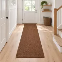 Kilimas Pilka 60 x 300 cm Džiutas