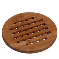 Padėkliukas Bambukinis Apvalus 19 cm