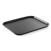 Padėklas plastikinis 35x45 cm Juodas
