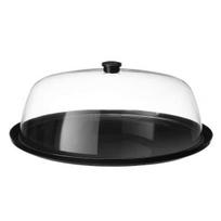 Padėklas Polikarbonato Apvalus SU GAUBTU 35 cm