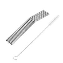 Šiaudeliai Metaliniai SU ŠEPETELIU 6x150 mm (4 vnt.)